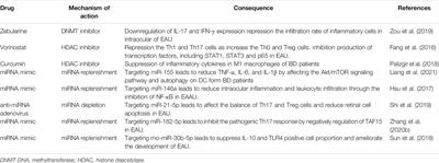 Epigenetic Modifications and Therapy in Uveitis